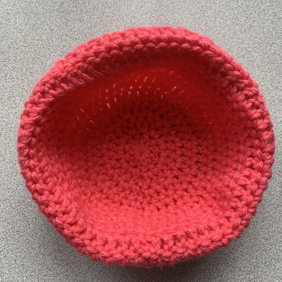 New Hand Crochet Baby Hat Headband And Booties Set Dk Pink 0-3 Months - Picture 4 of 10